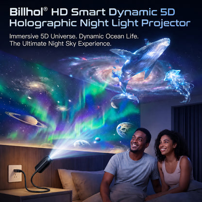 Billhol® 🇺🇸 Night Light Projector 🛒 - Smart Holographic Star Projector ✈️
